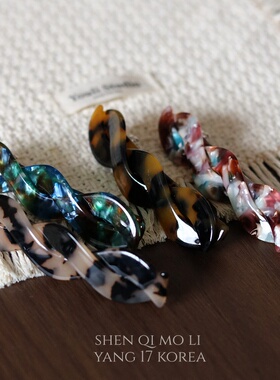 韩国进口醋酸弹簧顶夹