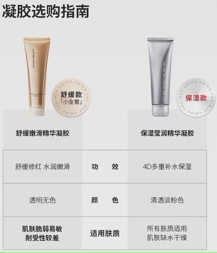 AMIRO觅光凝胶 保湿柔润精华凝胶 金管舒缓嫩滑射频美容仪官配原 - 图1