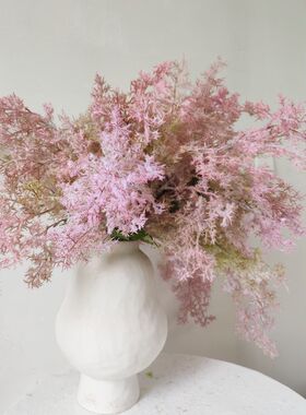 仿真花黄栌 烟树 花艺师造景 摄影道具 商业软装 摆件陈设 雾状