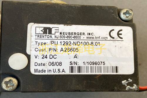 气泵KNF PU1292-ND100-8.01 UNKERMOTOREN BG40X25 - 图1