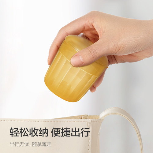 飞利浦新安怡宝宝咬牙胶收纳盒大容量防尘储存盒放安抚奶嘴可消毒 - 图2