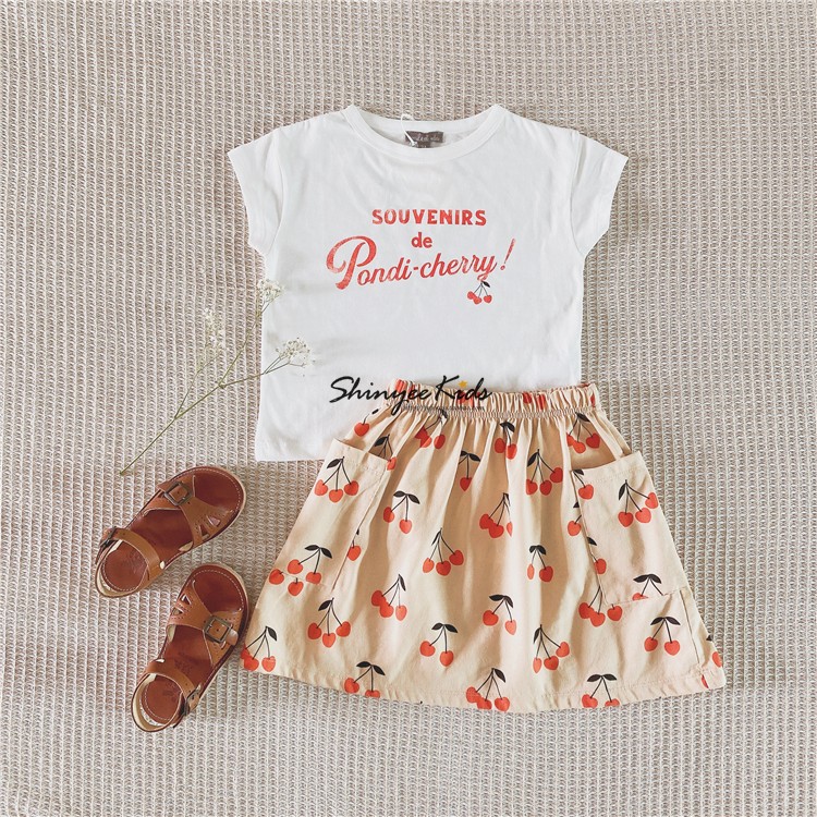 3折清仓 emile et ida 春夏儿童短袖T恤衬衫背心 短裤 连衣裙半裙 - 图2