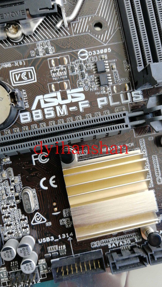 Asus/华硕 B85M-F PLUS B85小板 电脑主板 LGA1150 支持I3 I5 I7 - 图0