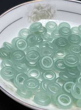 冰种玉髓天青冻圆环手链项链