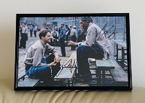 The Salvation Morgan Freeman Tim Robbins Signature Photo by Shoschenke