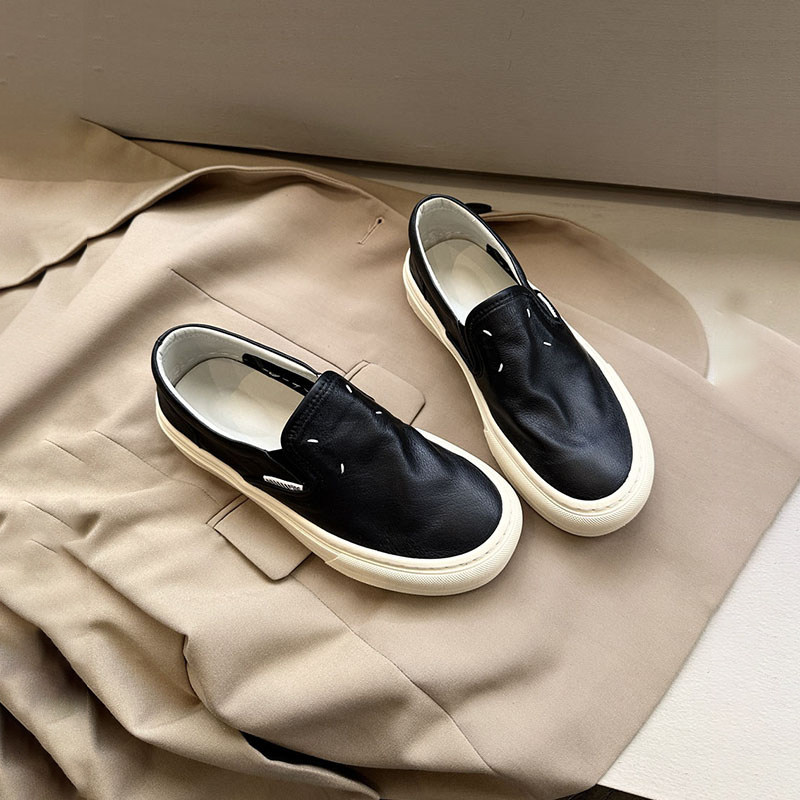 好货来袭+2025对版复古小白鞋女乐福鞋懒人一脚蹬头层皮休闲板鞋,淘宝优惠券,粉丝福利购,淘宝优惠卷