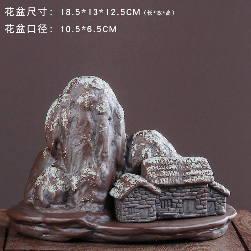 新款创意绿植陶瓷文竹多肉水培盆栽花盆新中式家居礼品花器小摆件,淘宝优惠券,粉丝福利购,淘宝优惠卷