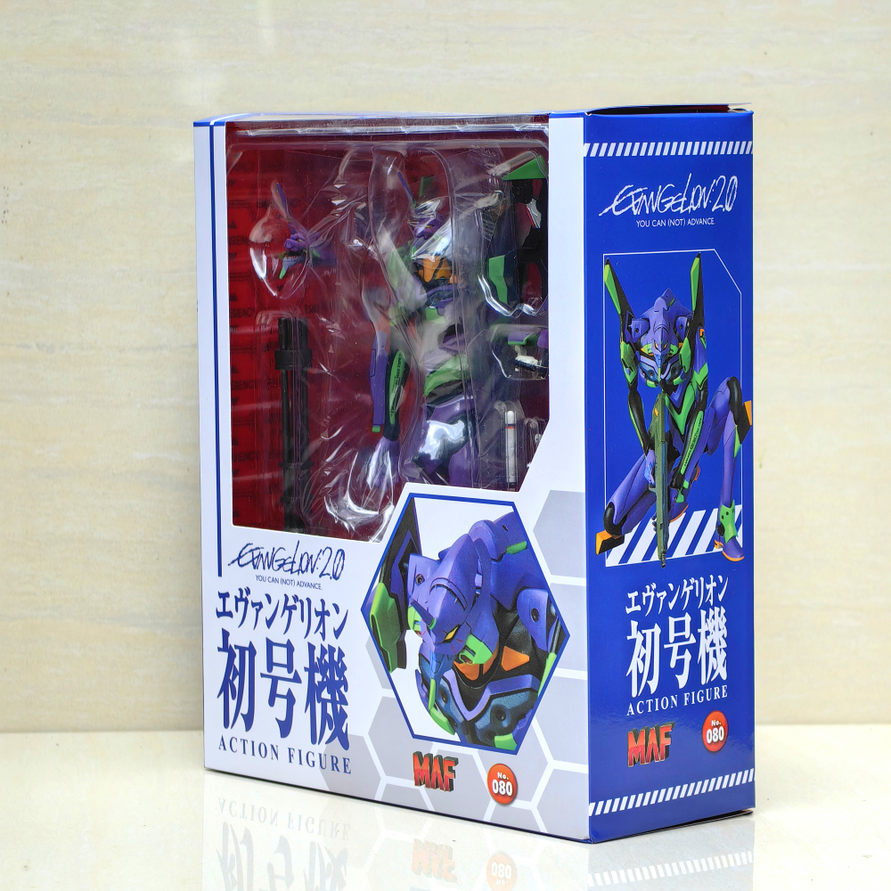 加强版EVA初号机手办可进化MAFEX080关节超可动模型摆件生日礼物 - 图0