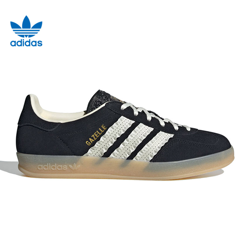 adidas阿迪达斯三叶草女鞋GAZELLE INDOOR运动鞋休闲鞋JS1412 - 图0
