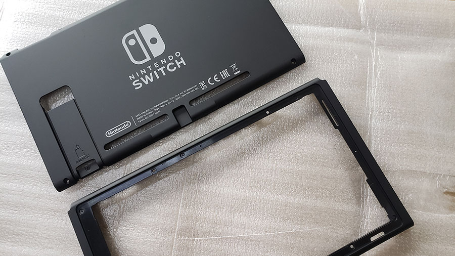 任天堂Switch主机机壳 底壳 背壳 后盖 NS外壳 原装换壳维修配件 - 图1