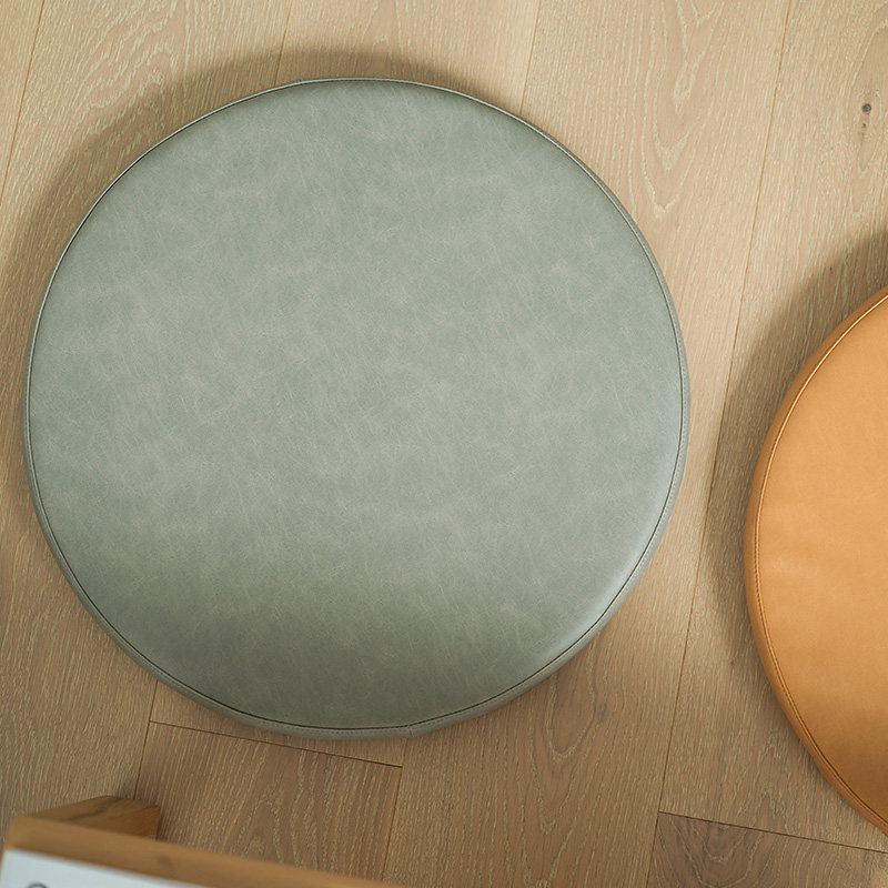 Small cushion on the ground, bay window, meditation floor cushion, kneeling and worshiping