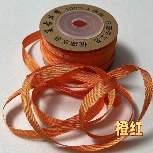 手工娃衣仿真丝丝光复古古董可褶皱丝带blythe小布扎头发蝴蝶丝带 - 图1