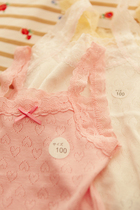 Foreign Trade Day Single thin section All cotton Breathable Lace Lace Girl Harnesses Vest Baby Hanger