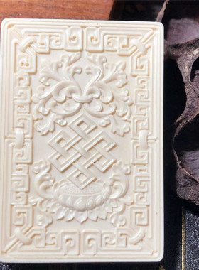 猛犸牙千手观音属鼠佛牌护身符