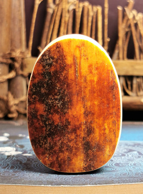 天然猛犸象牙冰料手工雕刻吊坠