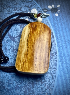 猛犸牙纯天然冰料带皮无事牌挂件牌子五福临门鱼跃龙门平安吊坠