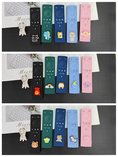 Пульт, силиконовый мультяшный милый защитный чехол, увеличенная толщина, защита при падении