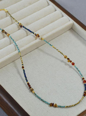 法式小众文艺复古宫廷风御幸绿松