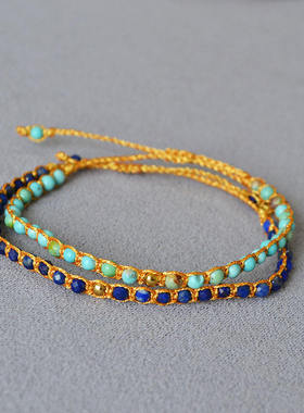 混合材质复古小众设计复古手链