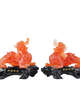 招财纳福貔貅送礼装饰品乔迁商务家居摆件品工厂直销