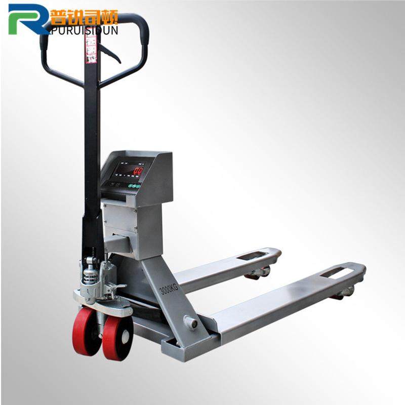 热销不锈钢搬运车秤1000kg手推式地牛叉车称工厂仓库液压叉车电子,淘宝优惠券,粉丝福利购,淘宝优惠卷