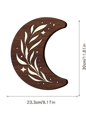 2023新款北欧墙面装饰挂件波西米亚led小夜灯木质墙壁挂饰工艺品