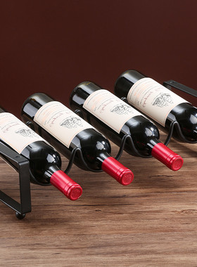 i9at铁艺红酒层叠轻奢家用葡萄酒架摆件架子式展示架葡萄酒摆放收