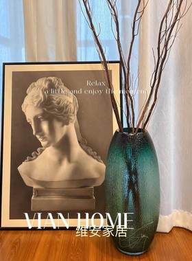 热销出口品质特大号创意简约摆件水养富贵竹龙柳吊钟马醉木玻璃花