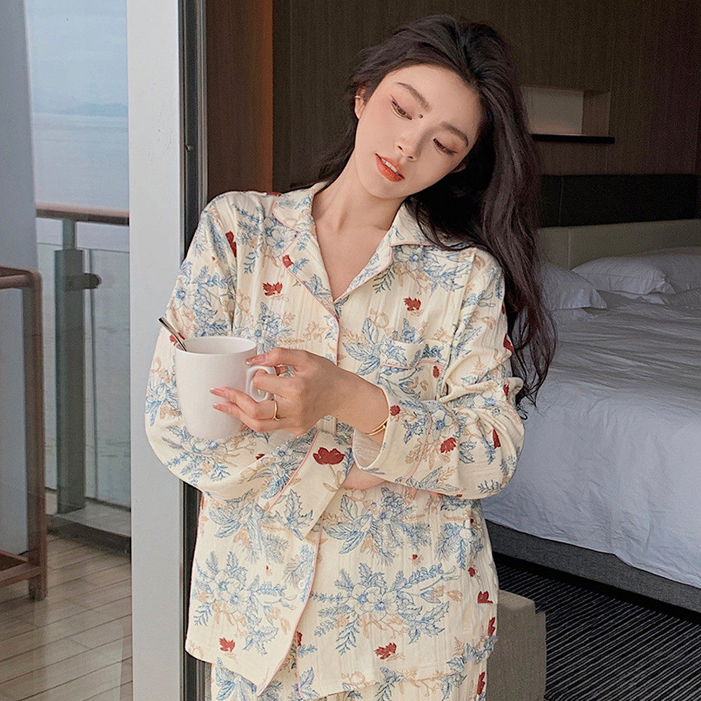 贵妇纯棉月子服春秋薄款产后产妇孕妇睡衣喂奶哺乳夏季居服,淘宝优惠券,粉丝福利购,淘宝优惠卷