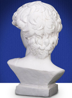 雕塑批发美术写生教具大卫石膏像头像素描套装厂家几何体石膏像