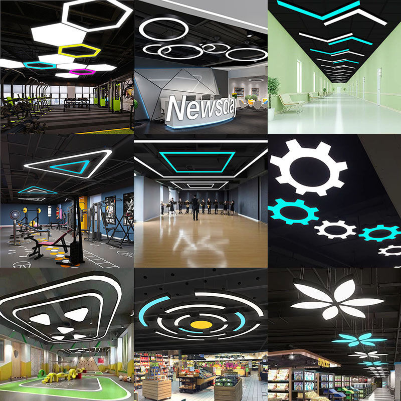 LED办公室网咖商超健身房娱乐场所创意造型灯,淘宝优惠券,粉丝福利购,淘宝优惠卷