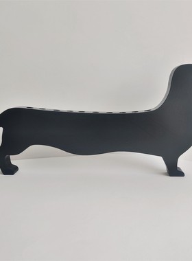 ins腊肠狗蜡笔收纳摆件儿童画笔收纳架儿童拍摄道具样板房