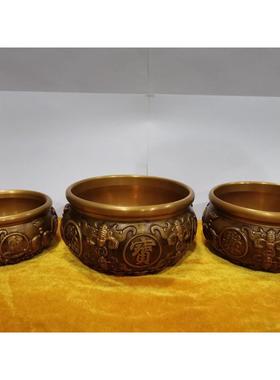 腾达铜器黄铜销售热销新款批发聚宝盆家居办公室工艺品铜摆件