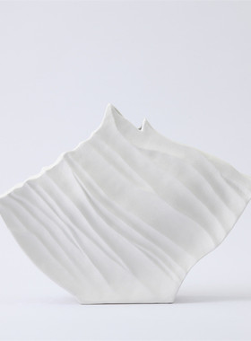 卧室极简家居陶瓷花瓶果盘摆件客厅插花花器创意餐厅落地装饰品