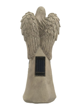 天使祈祷雕像树脂工艺品摆件太阳能花仙子欢迎标识装饰品庭院