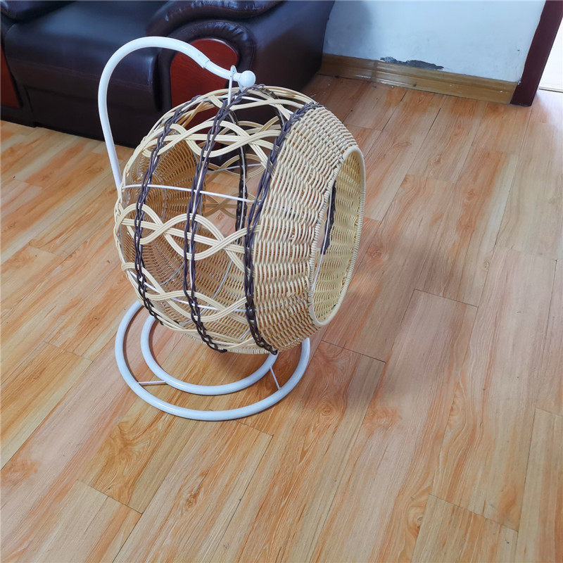 可拆卸猫窝藤编吊篮宠物窝夏季手工编织猫篮子无味不沾毛,淘宝优惠券,粉丝福利购,淘宝优惠卷