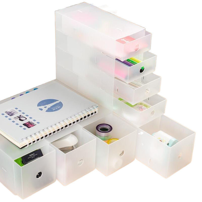 Z655桌面PP小物品收纳盒抽屉式多层收纳柜办公室整理盒文具胶带储,淘宝优惠券,粉丝福利购,淘宝优惠卷