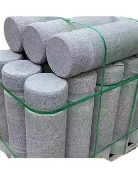 花岗岩挡车柱石墩阻停车场车石柱隔离防撞挡车柱石墩子