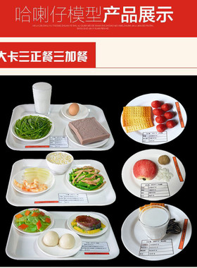 热销能量三正餐三加餐饮食指导食物模型2000千卡每日饮食一日餐模