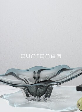 热销现代简约样板售楼处轻奢房间软装饰品家居茶几水果盘收纳托盘