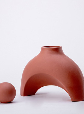 创意几何树脂工艺品样板间书柜摆件现代简约售楼部客厅玄关软饰