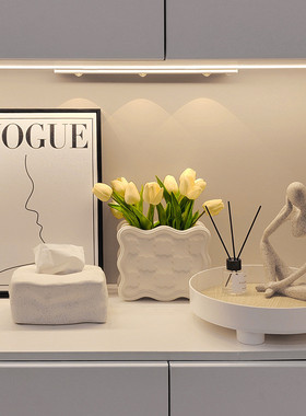 热销简约风高档家居组合软装样板房搭配轻奢客厅玄关餐边柜装饰品