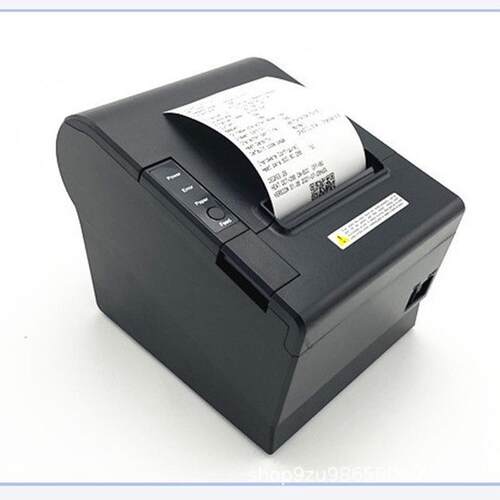 80mm厨房小票热敏打印机多收银pos打印机带切刀网口餐饮接口 - 图1