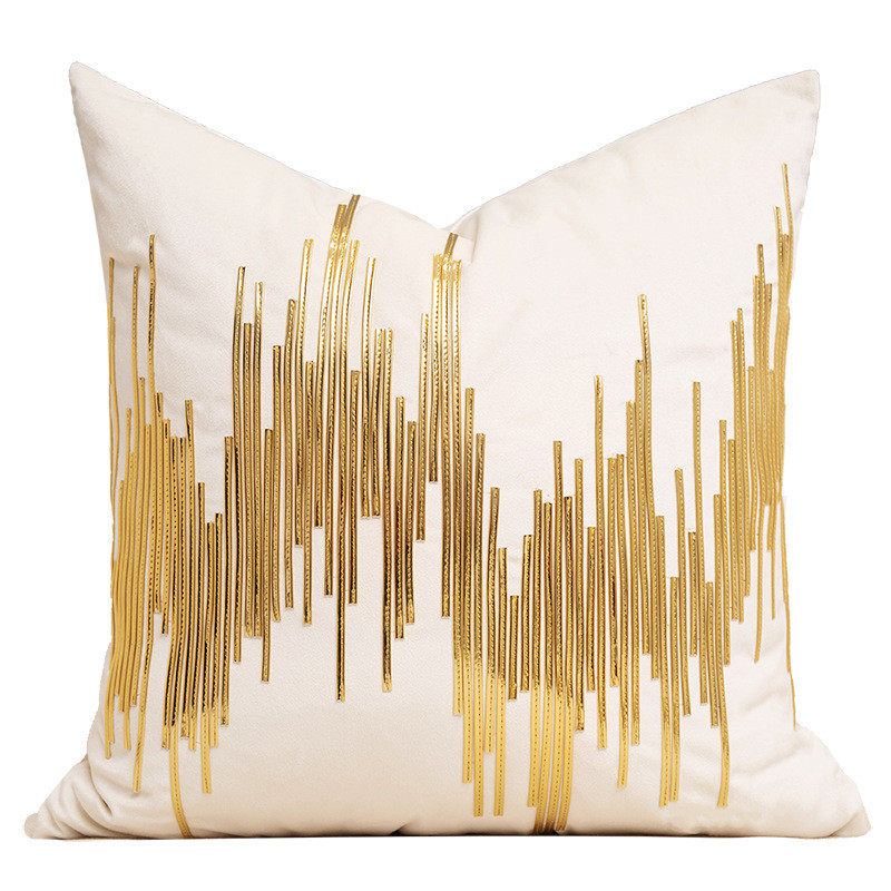 轻奢售楼处样板房床品套件黑金色酒店别墅高端软装设计师抱枕批发,淘宝优惠券,粉丝福利购,淘宝优惠卷