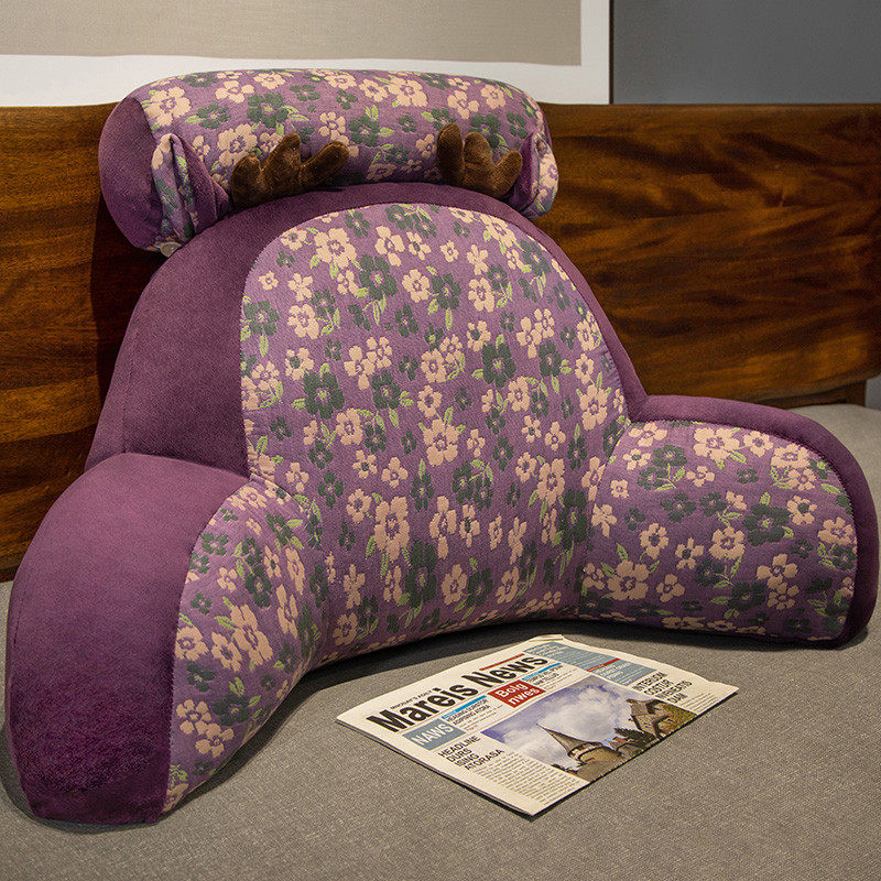 km@三层纱床头靠垫软包护腰靠枕大靠背看书床上枕头床靠沙发抱枕,淘宝优惠券,粉丝福利购,淘宝优惠卷