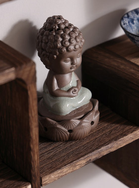 茶架多宝阁壁挂实木茶壶置物展示架家用建盏茶杯架博古架茶具架子