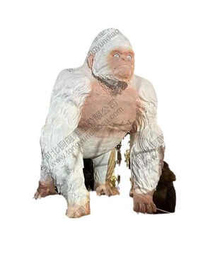 厂家玻璃钢雕塑玻璃钢卡通仿真动物 动物园摆件定 玻璃钢大猩猩