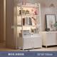 54n storage rack with door cabinet bookshelves iron art wall living room corner integrated multi-layer storage storage rack supermarket