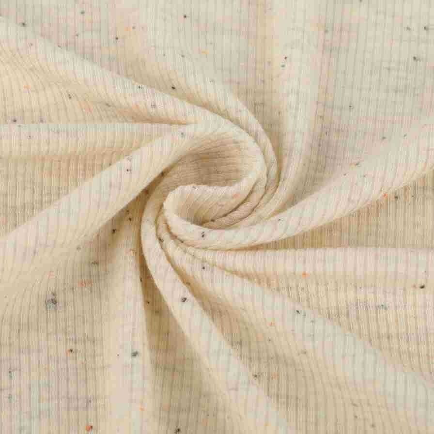 雪花彩棉彩点莫代尔2x2罗文针织汗布200坠克感高弹罗纹面料,淘宝优惠券,粉丝福利购,淘宝优惠卷