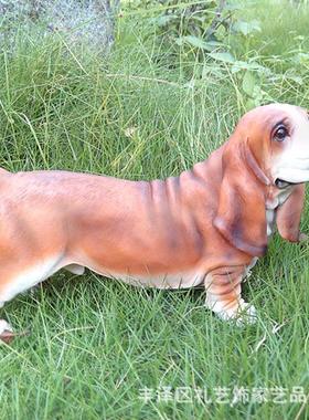 货源巴吉工艺品名犬摆件宠物小狗树脂度福建泉州树脂工艺品